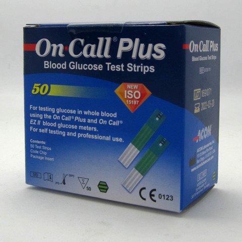 Test strips for glucose meter on Call Plus ► Photo 1/3