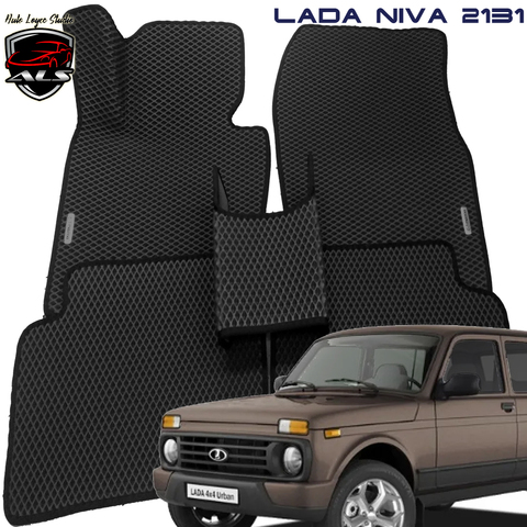 Eva prime car mats for Lada 2131 Vaz Niva 2131 Niva 2131 4x4 floor mats, car mats, car mats in the salon ► Photo 1/6