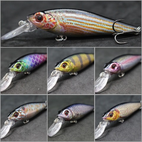 wLure 13g 9.5cm Shallow Diver 1.5 Meter Depth Real Skin Painting Lifelike Pattern Tight Floating Crankbait Fishing Lures HC723 ► Photo 1/6