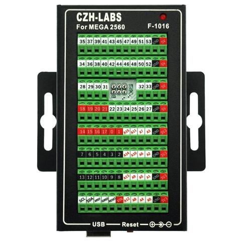 Terminal Block Breakout Module with Aluminum Enclosure, for MEGA 2560 R3 ► Photo 1/6