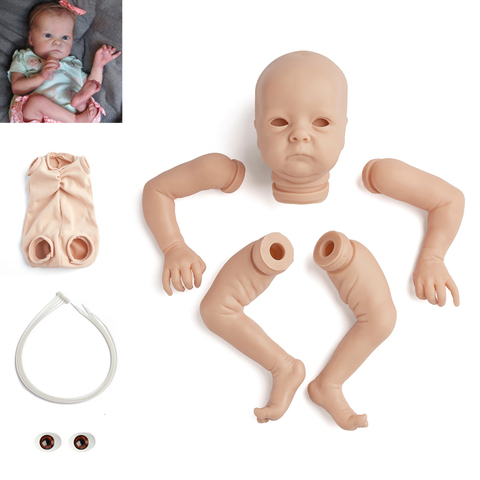 Buy Online Bebe Reborn Kit 18 Inches Reborn Baby Kit Tink Vinyl Unpainted Unfinished Doll Parts Diy Blank Doll Kit Alitools