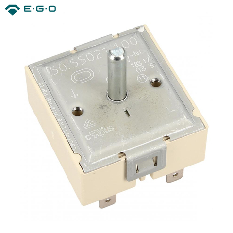 Energy switch double circuit EGO 50.55021.100, C00056412 C00377519 056412 377519 481227328265, energy regulator double ► Photo 1/4