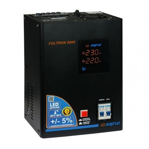 Voltage stabilizer energy Voltron 5000 VA (5%) ► Photo 1/1