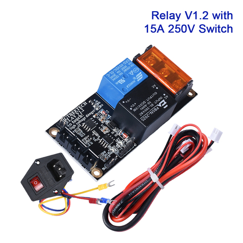 BIGTREETECH Relay V1.2 Automatic Shutdown Module With Power 15A 250V Rocker Switch Impresora 3D Printer Board SKR V1.3 E3 PRO ► Photo 1/6