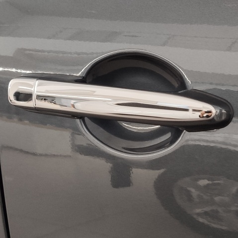 stainless steel door handle cover trims for Lada Granta FL 2011 2012 2013 2014 2015 2016 2017 2022 year ► Photo 1/2