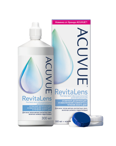 Acuvue revitalens universal lens solution (300 ml.),lens solution, liquid for floor, lens liquid, Eye drops, eye drops, liquid for, liquid for floor salt, liquid without nicotine,eye drops cataract ► Photo 1/1