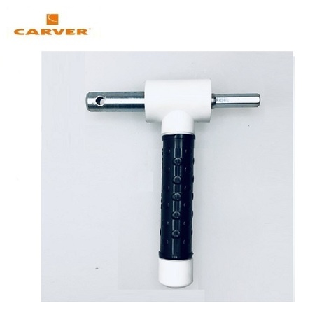 Ice auger adapter with handle Carver landing 20mm per screwdriver bearings (hexagon 12mm) Drilling of soil and ice Screw extender ► Photo 1/2