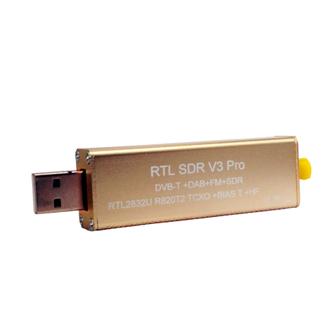Best RTL SDR V3 Pro RTL2832U R820T2 0.5PPM TXCO HF Bias SMA Software Defined Radio Full band for Windows 10, Mac. Android, Linux ► Photo 1/5