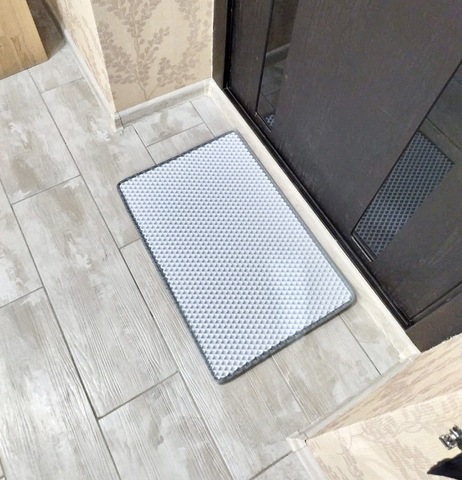 Floor mats bathroom hallway honeycomb foam cell rhombus home entrance mat dustproof waterproof ► Photo 1/4