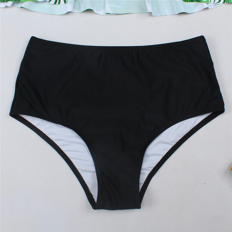 Swimsuit High Waist Women Bikini Bottoms Tankini Swimsuit Briefs Swim Shorts Mujer Elastic Coverage Swimwear Pant S-XL ► Photo 1/6
