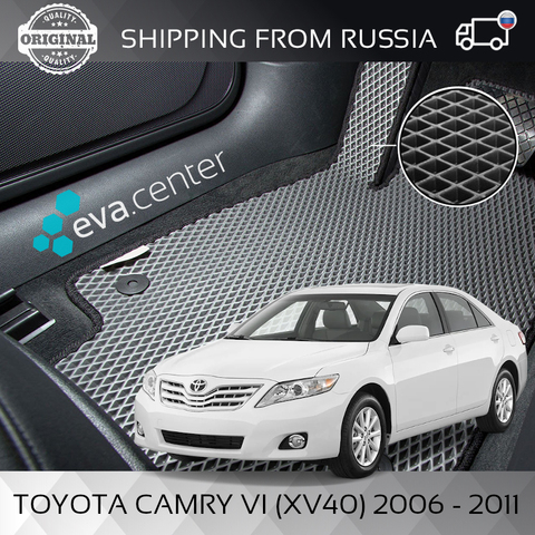 Car Mats Eva on the Toyota Camry VI (XV40) sedan 2006 - 2011 set of 4x mats and jumper/Eva mats car ► Photo 1/3