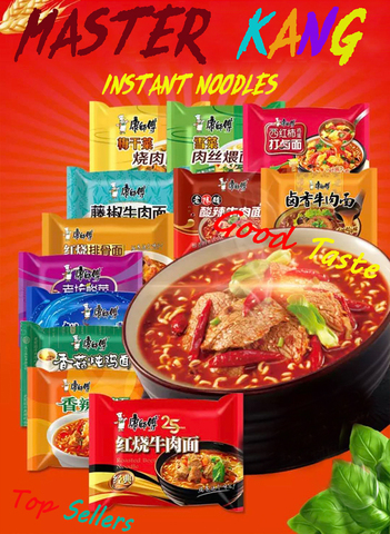 Chinese instant noodles Master Kang (Kang Shifu) 10 PCs. X 85g (China) ► Photo 1/6