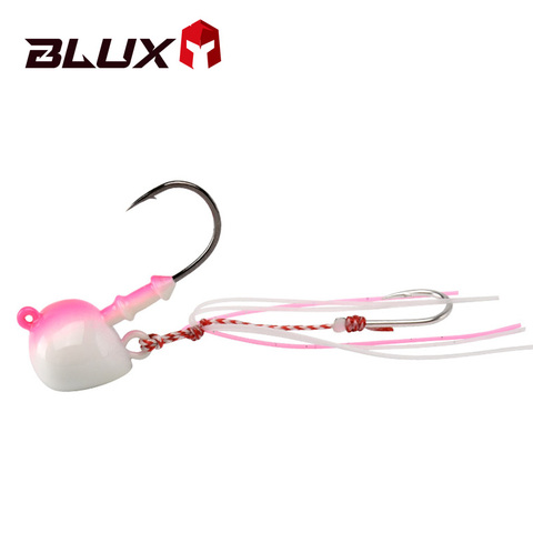 BLUX 20g 30g DEEP CONTROL DOWN Tenya Jig Kabura Saltwater Fishing Lure Jighead Lead Madai Sea Boating Bait Shrimp Rubber Skirt ► Photo 1/6