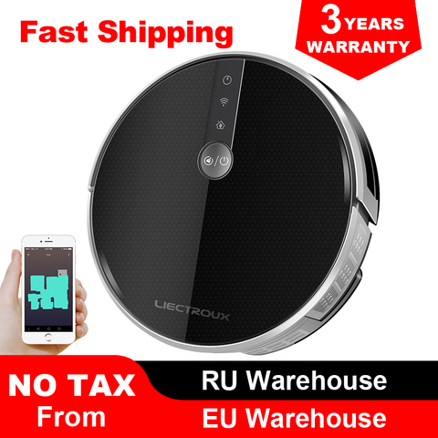 2022 Smartest LIECTROUX Robot Vacuum Cleaner C30B, 4000Pa Suction, Map navigation with Memory,Wifi APP, Big Electric Water tank ► Photo 1/6