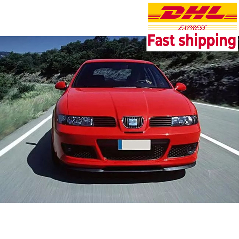 SEAT LEON MK1 1M CUPRA R  FRONT SPOILER BUMPER LIP Euro Spoiler Lip Universal 3 pcs Body Kit ► Photo 1/6