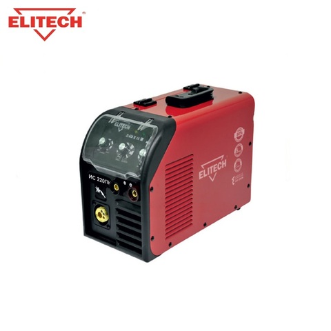 Inverter welding semi-automatic ELITech IC 220ПН (E1703.004.00) semi-automatic welding under inert gas Cooking cored wire without gas manual arc welding ► Photo 1/1