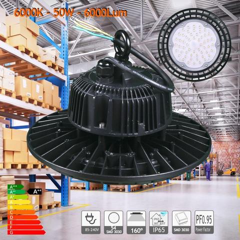 JANDEI - Campana LED UFO White 6000K PF0,95 ship hangar workshop ► Photo 1/4