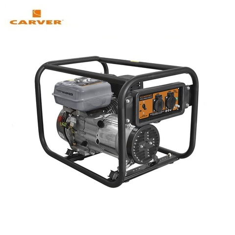 Petrol power generator CARVER PPG-3900A BUILDER Power home appliances Backup source during power outages Benzine power stations ► Photo 1/1