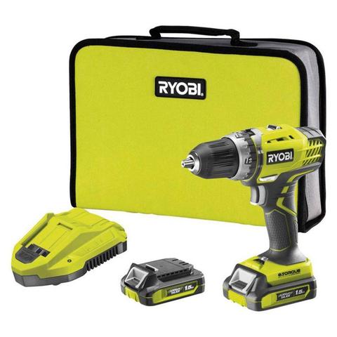 Ryobi R14DDELL15S 14.4Volt / 1.5Ah Li-ion Double Cordless 2 Speed ​​Screwdriver ► Photo 1/4