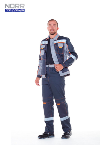 Suit working pants Norr overalls men's Rob jacket with trousers Cotton ► Photo 1/5