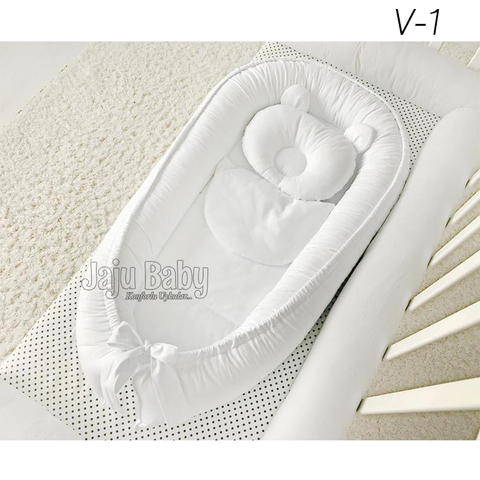 Jaju Baby nest Babynest Sleep Bed 100x60cm Toddler Nest Toddler Baby Cot Bedding Set Baby Crib Set Baby Bed ► Photo 1/4