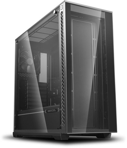 System unit case deepcool matrexx 70 without BP, large side window, black, E-ATX ► Photo 1/6