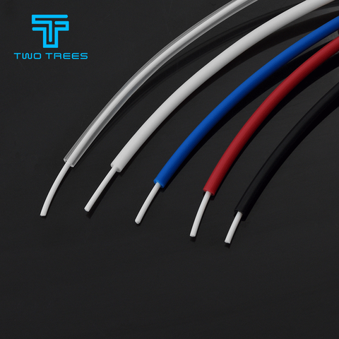 1M 3D printer accessories Blue PTFE tube remote nozzle feeding tube 2X4mm High temperature resistance for Ender 3 CR10 Printer ► Photo 1/5