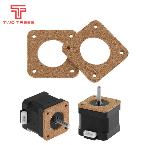 5PCS Nema 17 Stepper Damper Nema17 Stepper Motor Damper Cork Gasket Reprap Isolator 42 Motor Absorber For 3D Printer Motor ► Photo 1/6