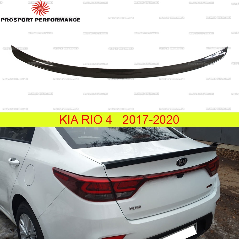 Lip Spoiler Trunk Lid For Kia Rio Iv 4 Sedan 17 22 Dorestail Abs Plastic Tuning Body Kit Styling Accessories Decoration Price History Review Aliexpress Seller Prosport Car Parts Store Alitools Io