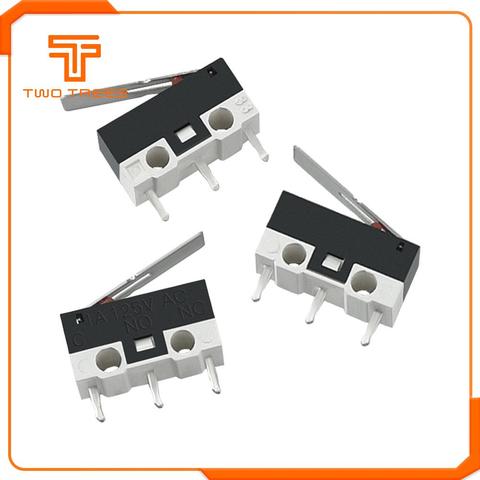 10pcs Limit Microswitch With Three Straight Legs Mouse Side Key Momentary Micro Limit Switch 1A/125VAC For Makerbot MK7/ MK8 ► Photo 1/6