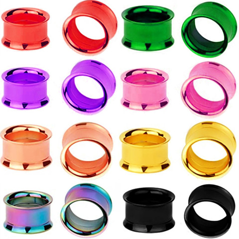 1Pair Stainless Steel Ear Tunnel Plug 2-30mm Double Flared Ear Stretchers Plugs And Tunnels Flesh Reamer Ear Gauge Plug Expander ► Photo 1/6
