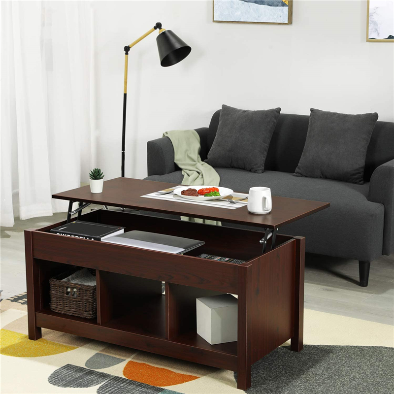Lift Top Coffee Table Dining Table Hidden Storage Living Room Office Reception 