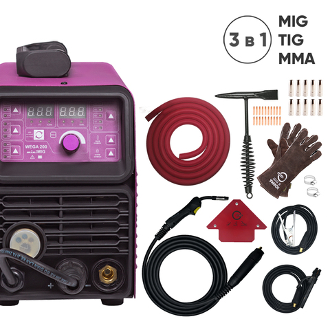 Invertor MIG welding machine Start WEGA 200 miniMIG Gas shielded welding, Semi-automatic welding machine, gas welding no gas welding flux wire welding tig welding ► Photo 1/6