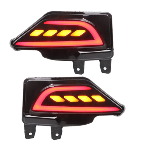 For Toyota RAV4  2016 2017 2022 Multi-functions LED Rear Bumper Light Fog Lamp Brake Light Dynamic Turn Signal Reverse Light ► Photo 1/6