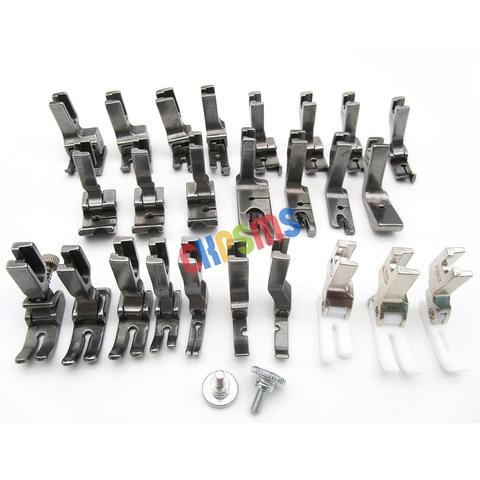 25PCS PRESSER FEET SET FIT FOR JUKI DDL-555 5550 5600 8300 8500 8700 9000 SEWING Machine #KP-PF25 ► Photo 1/4