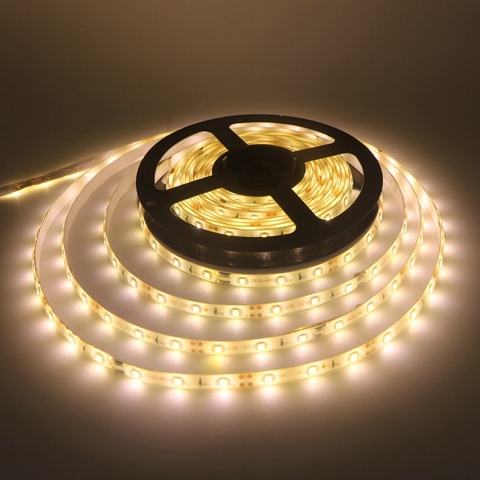 LED strip smd2835 60 diodes/meter 12 volt IP65 warm ► Photo 1/2