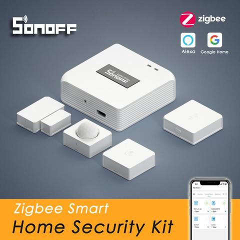 SONOFF Zigbee Bridge Hub Gateway, Zigbee Door Sensor / Temperature Humidity Sensor / Zigbe Motion Sensor SONOFF SNZB 01 02 03 04 ► Photo 1/6