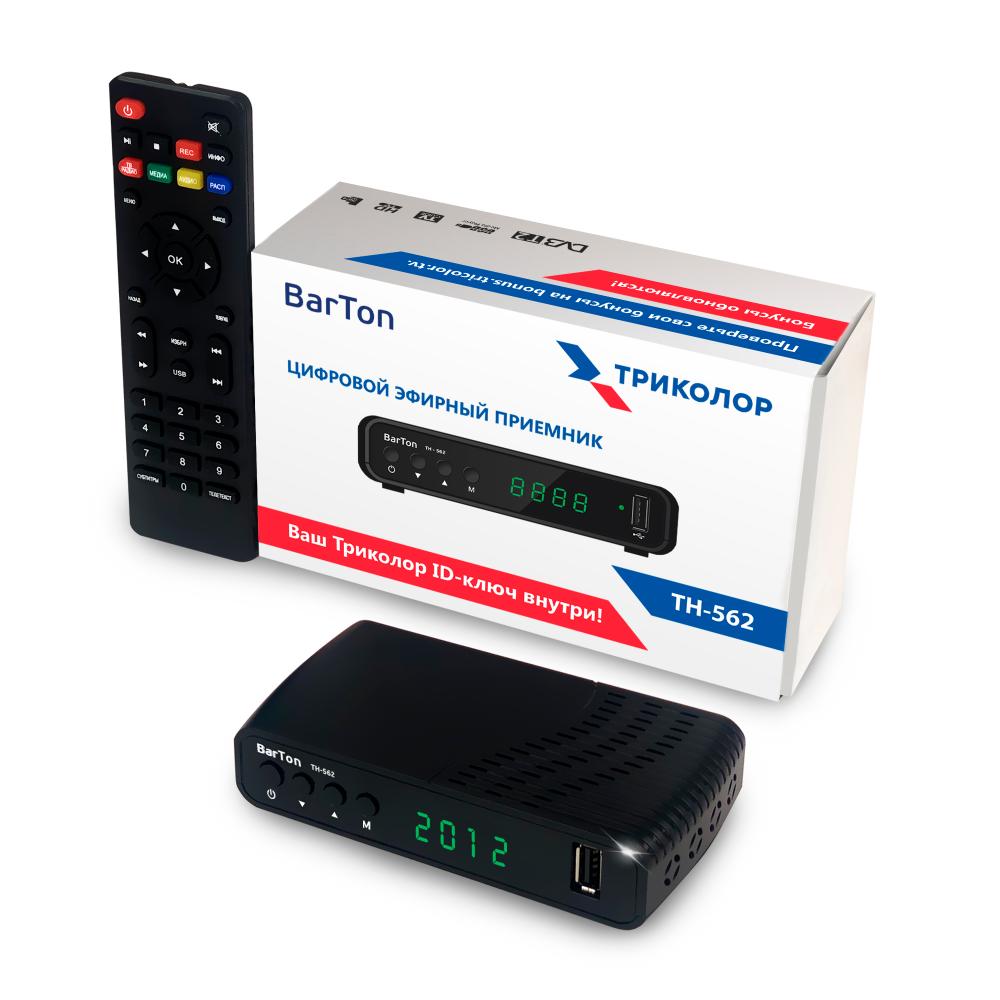 1 PCs Digital Air receiver Barton th-562. 20 TV channels without subscription fee, 3 radio channels, 2 multiplexs. ► Photo 1/6