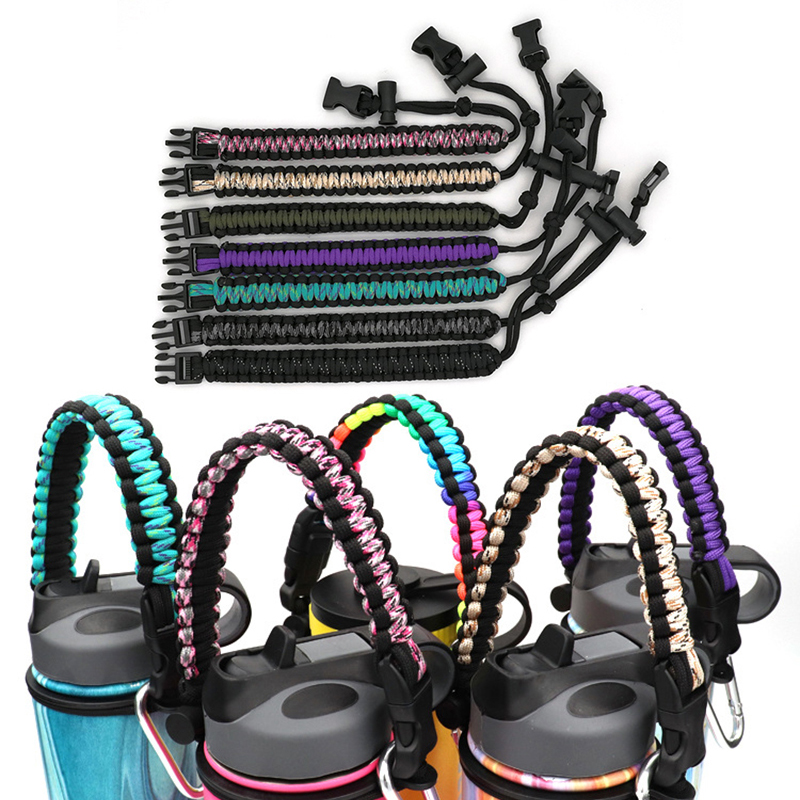 Hydro Flask Holder Strap  Paracord Water Bottle Holder - Water Bottle &  Cup Accessories - Aliexpress