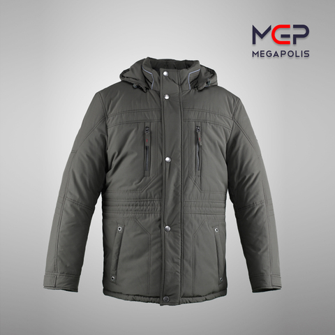 Men's winter waterproof insulated camel wool jacket with hood MGP megapolis ► Photo 1/6