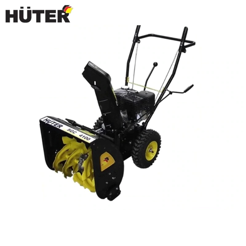 Snowthrower Huter SGC 4100 Snow blower Snow-clearing vehicle Snow removal Petrol sweeper ► Photo 1/5