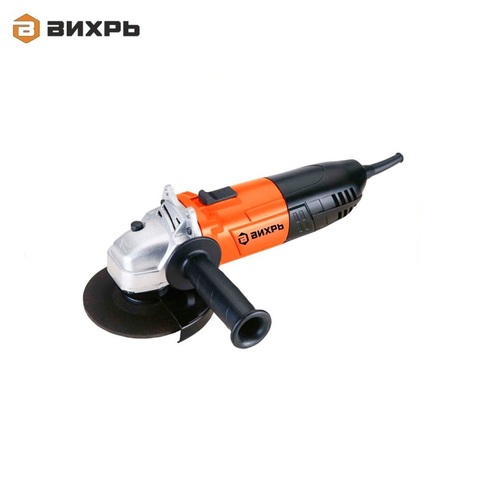 Angle grinder VIHR USHM-125/800 for grinding or cutting metal Electric portable grinder Angle drive grinder ► Photo 1/6