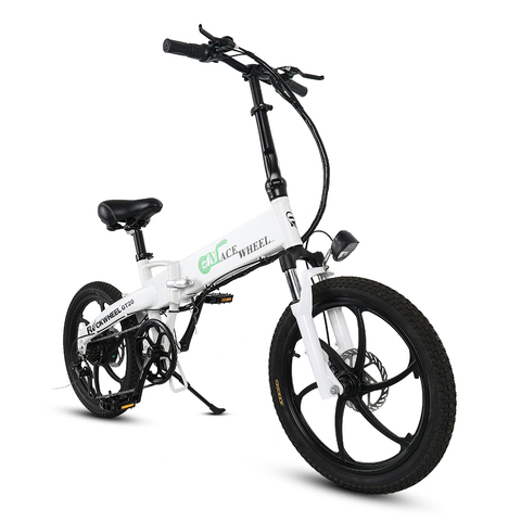 Electric bicycle 20 inches 350W electric folding bicycle 48V 10A lithium battery for leisure European warehousing ► Photo 1/5
