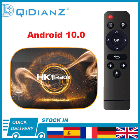 HK1 RBOX R1 Smart TV BOX Android 10.0 4gb 4K WIFI 1080p RK3318 HK1RBOX media player set top box ► Photo 1/6