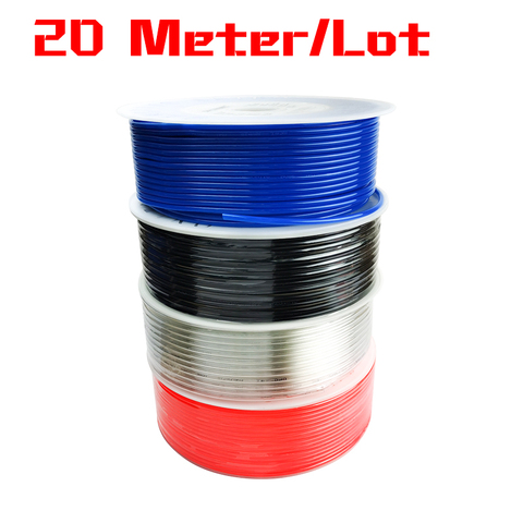 20Meter/Lot  PU Pipe 4 * 2.5 mm 6 * 4 mm 8 * 5 mm 10 * 6.5 mm 12 * 8 14 * 10 mm 16 * 12 mm Air Tube Compressor Pneumatic Hose ► Photo 1/6