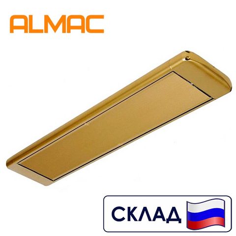 Инфракрасный обогреватель Алмак ИК-5 потолочный золото (500 Вт, на 5/10 м2) ► Photo 1/1