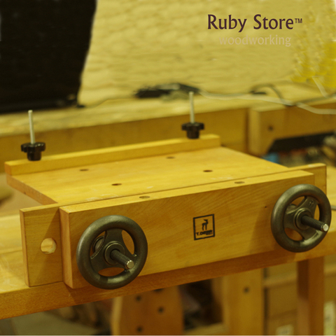 Complete Portable Mini Beech Wood Workbench with Moxon Vise, T.DEER WB-4316M MOXON, Woodworking Workbench Vise ► Photo 1/6