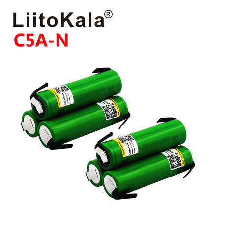 Liitokala Original battery 18650 VTC5A 2600mAh 3.6V High Drain 40A Li-ion Battery for vape E-cigarette Flashlight US186 ► Photo 1/6