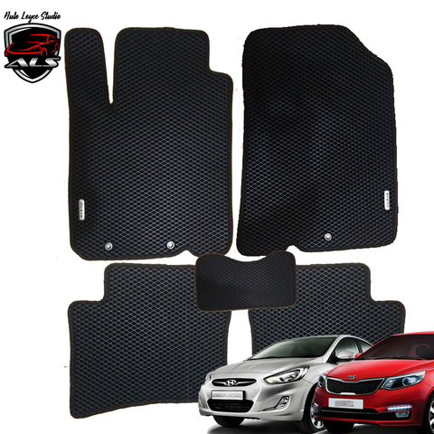 Car Mats Eva prime for Hyundai Solaris 1 Hyundai Solaris ► Photo 1/6