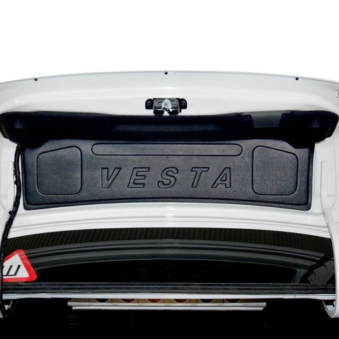 Защитная накладка на крышку багажника для Lada Vesta Sedan 2015- защитный литьевой внешний материал АБС-пластик Стайлинг тюнинг- ► Photo 1/3